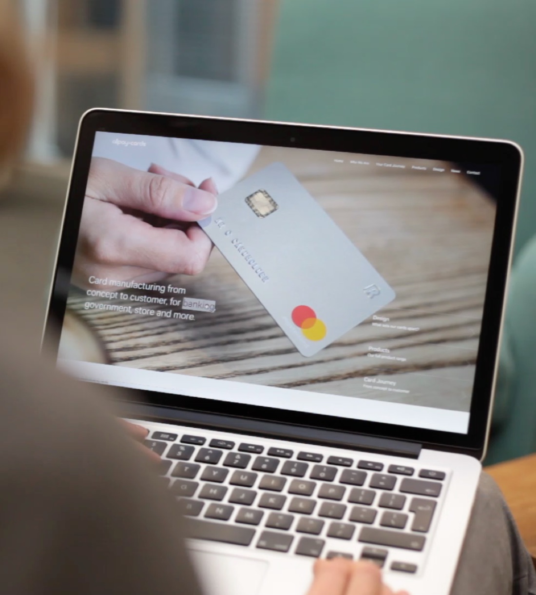 Screenshot of allpay.cards website